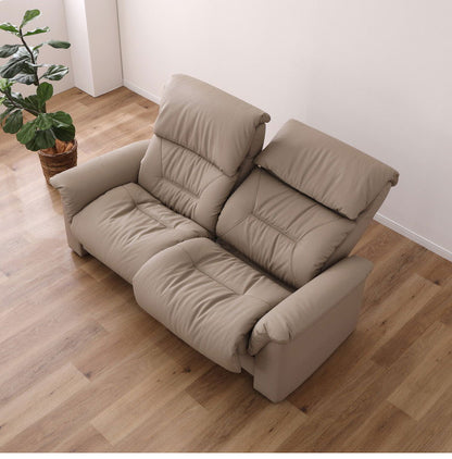 LAPAS リクライニングソファ オットマン セット 幅170cm ソファ 開梱設置無料 大川家具 2人掛け ソファベット リクライニング スツール 椅子 おしゃれ 北欧 モダンリビング インテリア(代引不可)