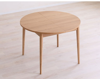 LOVLO ダイニングセット 伸長式 テーブル 幅100-140cm ダイニングチェア 4脚セット 4人掛け リビング テーブル ダイニング おしゃれ 北欧 モダン 食卓 テーブル 天然木 インテリア(代引不可)