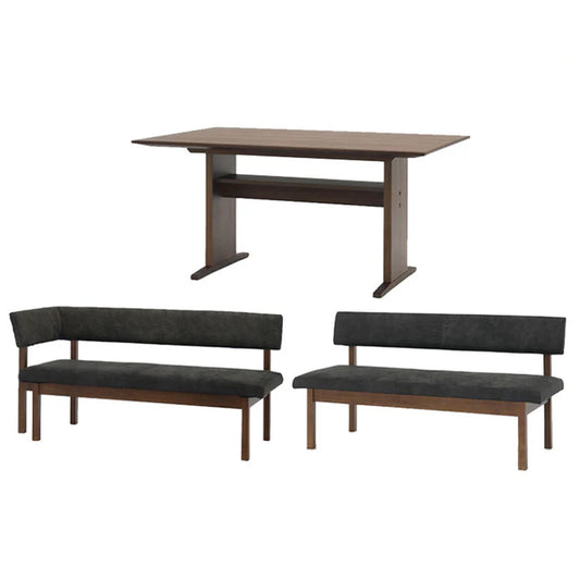 ダイニング 3点セット 150cmテーブル 150cmチェア 156cmカウチ リビング ダイニングテーブル ダイニングチェア おしゃれ 新生活(代引不可)【ポイント10倍】