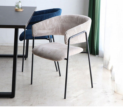 ダイニングチェア グリスチェア UP 東馬 ブルー スチール脚 おしゃれ 椅子 北欧風 リビングチェア 組み立て簡単 ベロア調 コーデュロイ風 チェア モダン家具 食卓椅子 インテリア シンプルチェア(代引不可)