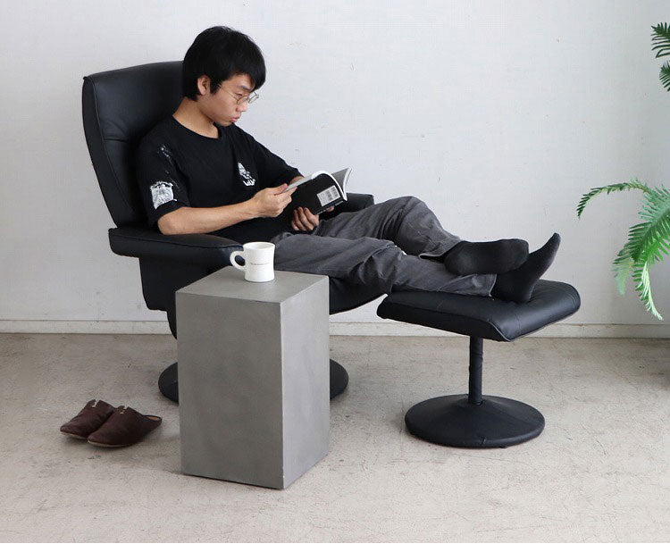 トールテーブル レイジー UP ST 東馬 キューブ家具 グレー サイドテーブル トールタイプ コンクリート調 モダン家具 展示什器 ディスプレイ台 MDF 組立不要 シンプル家具 インテリア什器(代引不可)