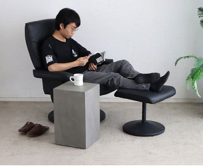 トールテーブル レイジー UP ST 東馬 キューブ家具 グレー サイドテーブル トールタイプ コンクリート調 モダン家具 展示什器 ディスプレイ台 MDF 組立不要 シンプル家具 インテリア什器(代引不可)