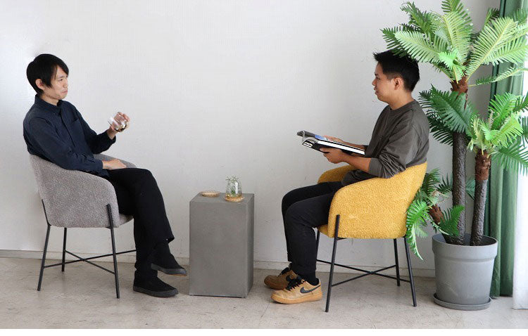 トールテーブル レイジー UP ST 東馬 キューブ家具 グレー サイドテーブル トールタイプ コンクリート調 モダン家具 展示什器 ディスプレイ台 MDF 組立不要 シンプル家具 インテリア什器(代引不可)