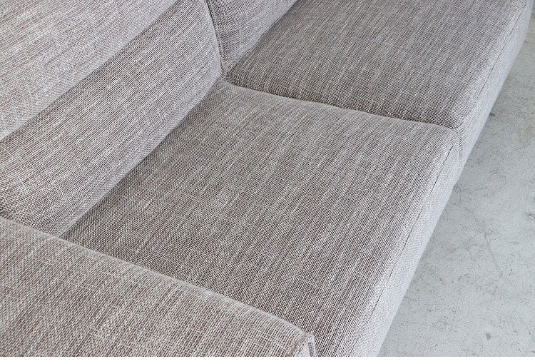 ソファ ヘボン UP 東馬 ソファ 3人掛け ブラウン おしゃれ 木脚 クッション付き 北欧風 リビングソファ モダン家具 ウレタンフォーム ポリエステル 張地 組立簡単 インテリア シンプルソファ(代引不可)