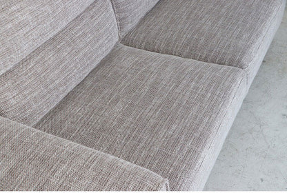 ソファ ヘボン UP 東馬 ソファ 3人掛け ブラウン おしゃれ 木脚 クッション付き 北欧風 リビングソファ モダン家具 ウレタンフォーム ポリエステル 張地 組立簡単 インテリア シンプルソファ(代引不可)