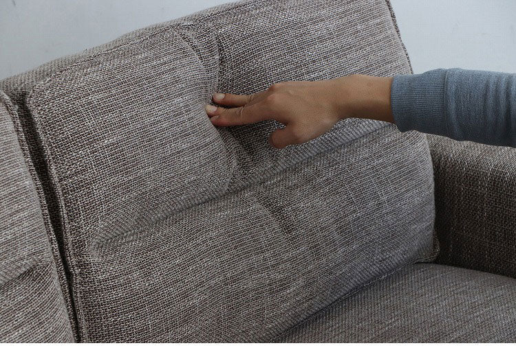 ソファ ヘボン UP 東馬 ソファ 3人掛け ブラウン おしゃれ 木脚 クッション付き 北欧風 リビングソファ モダン家具 ウレタンフォーム ポリエステル 張地 組立簡単 インテリア シンプルソファ(代引不可)