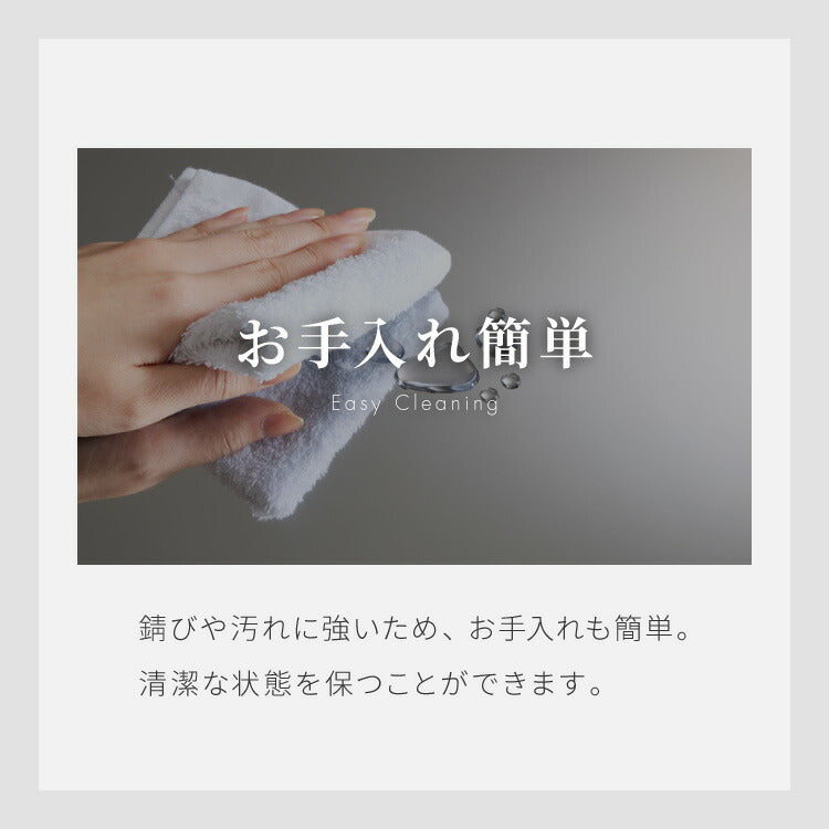 キッチンカウンター 幅180 完成品 日本製 引き出し ステンレス 天板 キッチンラック キャビネット サイドボード モダン ナチュラル セラミック調 国産 大川家具(代引不可)