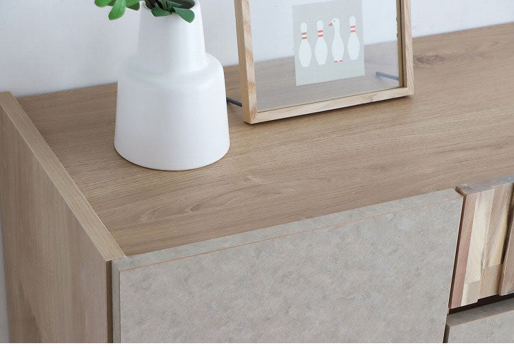 サイドボード クリート 150cm ベージュ収納家具 アカシア集成材 ウレタン塗装 木脚サイドボード ラバーウッド無垢 強化紙化粧板 F☆☆☆☆家具 日本製サイドボード おしゃれ収納家具(代引不可)