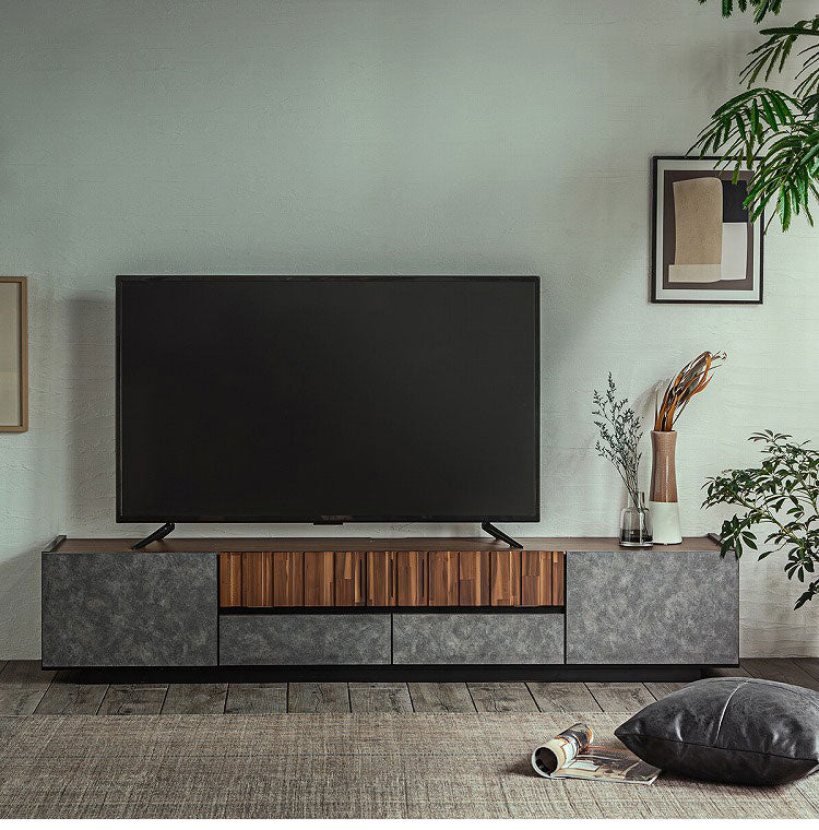 テレビ台 クリートテレビボード 180cm ベージュ TV台 アカシア集成材