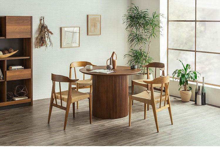 円形テーブル ロペス UT 円形 DT 100 東馬 ナチュラル ダイニングテーブル オーク突板 ラバーウッド 一本脚 モダン家具 北欧風 組立簡単 インテリア 丸テーブル 食卓テーブル シンプル家具(代引不可)