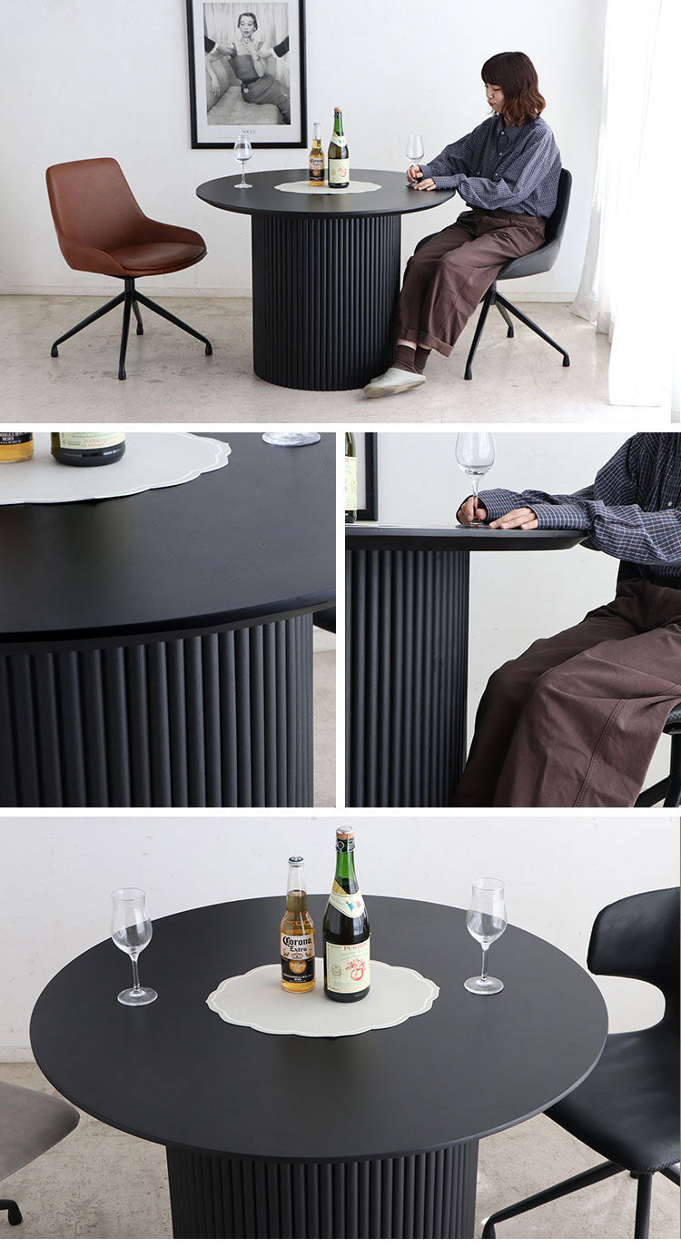 円形テーブル ロペス UT 円形 DT 100 東馬 ナチュラル ダイニングテーブル オーク突板 ラバーウッド 一本脚 モダン家具 北欧風 組立簡単 インテリア 丸テーブル 食卓テーブル シンプル家具(代引不可)