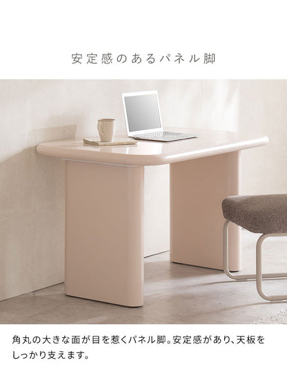 デスク シンプルデスク 机 作業デスク 作業台 エッジレス シンプル PCデスク 対面 サロン 幅120cm 奥行70cm リモート 作業 PC 仕事 ワークデスク かわいい MOL モル(代引不可)