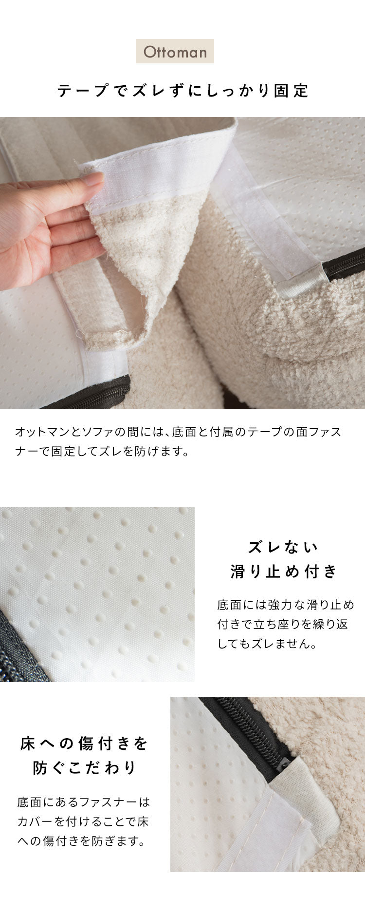 ブークレソファ ソファ オットマン ブークレ ブークレ生地 ゆったり ふわモコ ポケットコイル ポケットコイルソファ かわいい シンプル おしゃれ ローソファ ローソファー Albi アルビー(代引不可)