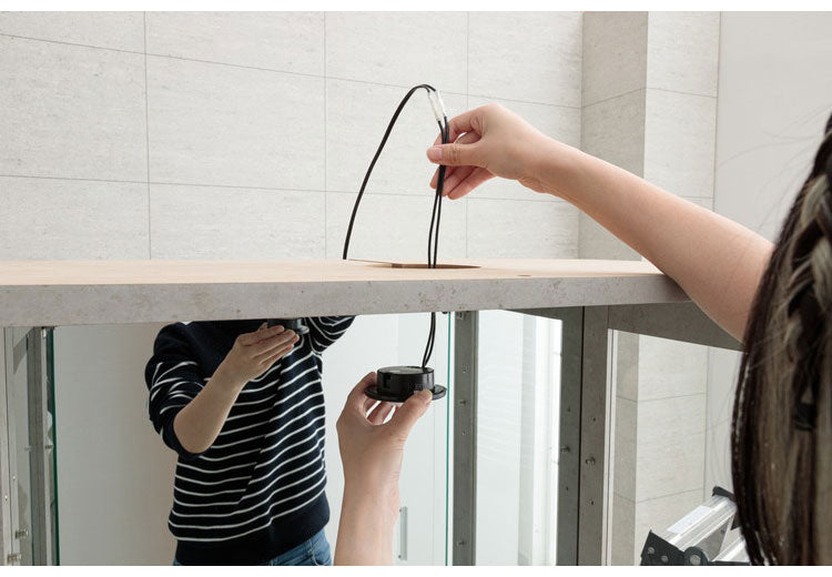 ※オプション maki80 コレクションケース専用 丸型LEDダウンライト 丸型 LEDライト コレクションラック専用 フィギュア ケース 棚 ディスプレイ(代引不可)