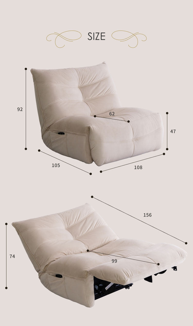 リクライニングソファ 1P 電動リクライニング ファブリック ソファー 電動ソファ 幅108 1人用 1人掛け 電動ソファー リクライニングチェア ハイバック おしゃれ?(代引不可)