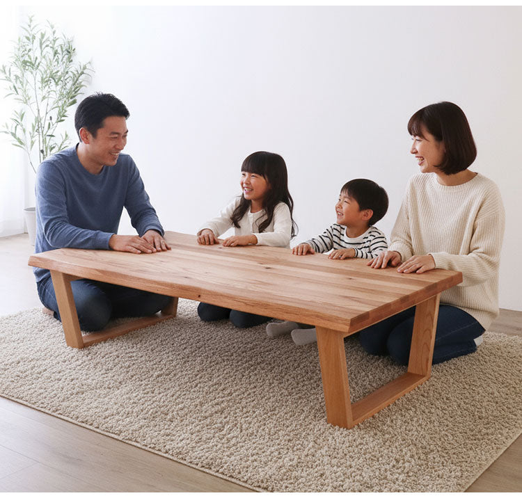 座卓 折りたたみ 幅150cm レッドオーク無垢材 ローテーブル センターテーブル オイル仕上げ 節あり 天然木 折れ脚 完成品 高さ40cm 150×80 長方形 木製 リビングテーブル 和モダン 北欧 おしゃれ(代引不可)