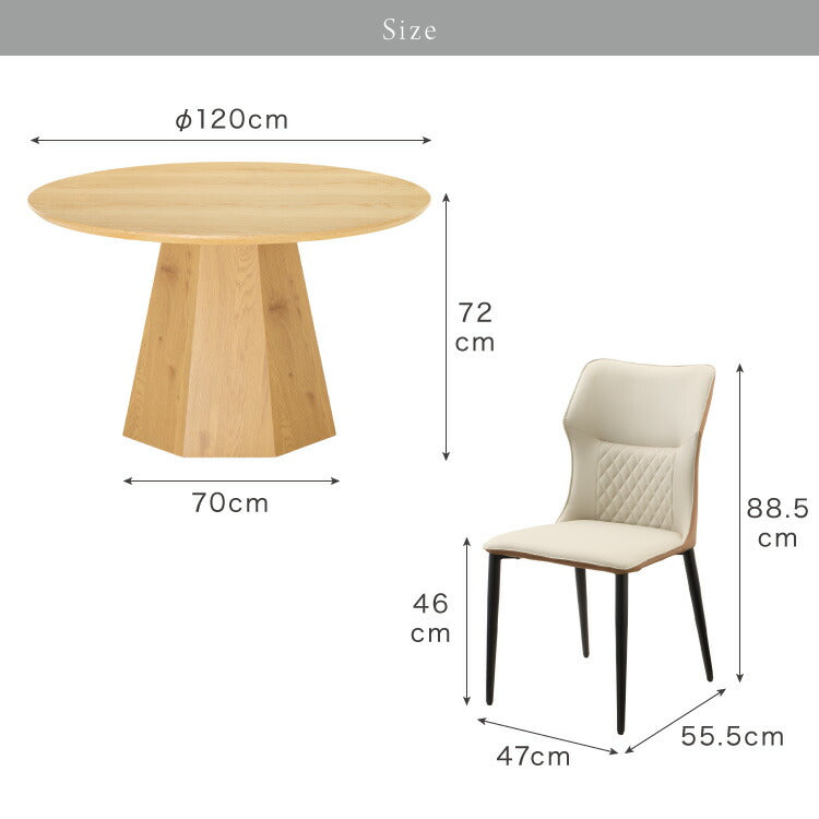 ダイニングセット 2人掛け 3点セット 円形テーブル 120cm 突板 天然木 メラミン ダイニングチェア おしゃれ リビングテーブル ダイニング 食卓 ステッチ キルティング 丸テーブル チェア(代引不可)