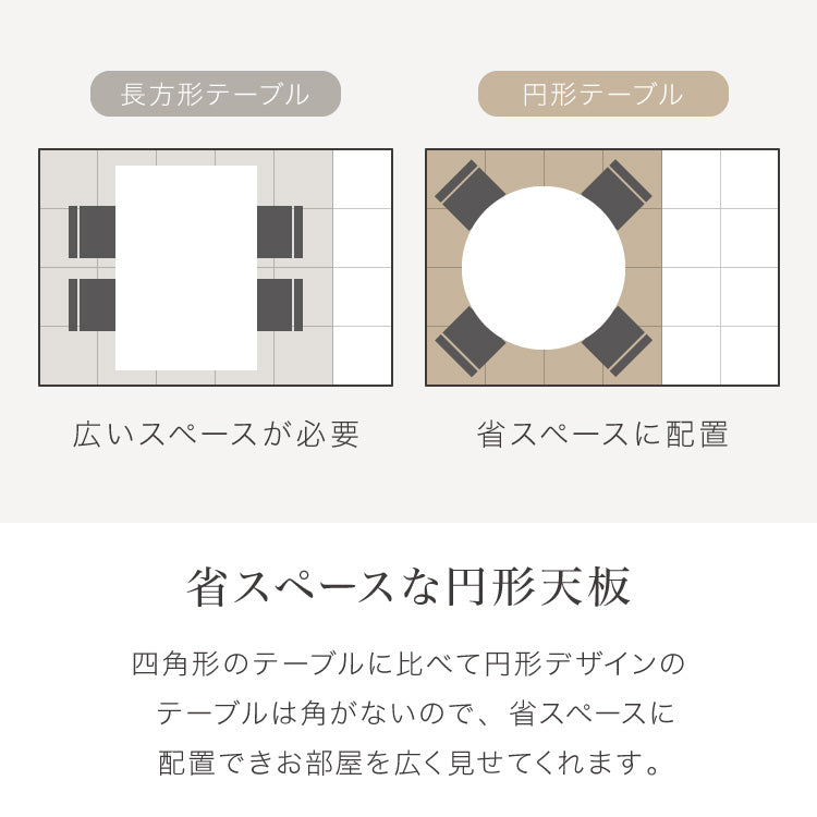 円形ダイニングテーブル 120cm オーク突板 天然木 メラミン シングル脚 リビングテーブル 円形テーブル 食卓 円卓 ダイニング おしゃれ 重厚感 丸テーブル 2人掛け 4人掛け テーブル(代引不可)