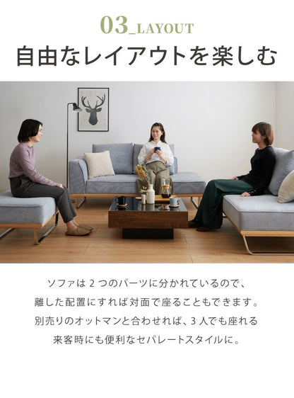 ソファ カウチソファ l字 コーデュロイ ソファー コーナーソファ 3人掛け 4人掛け ファブリック 布 ブルー グリーン L型 スチール ローバック カーキ 三人掛け(代引不可)